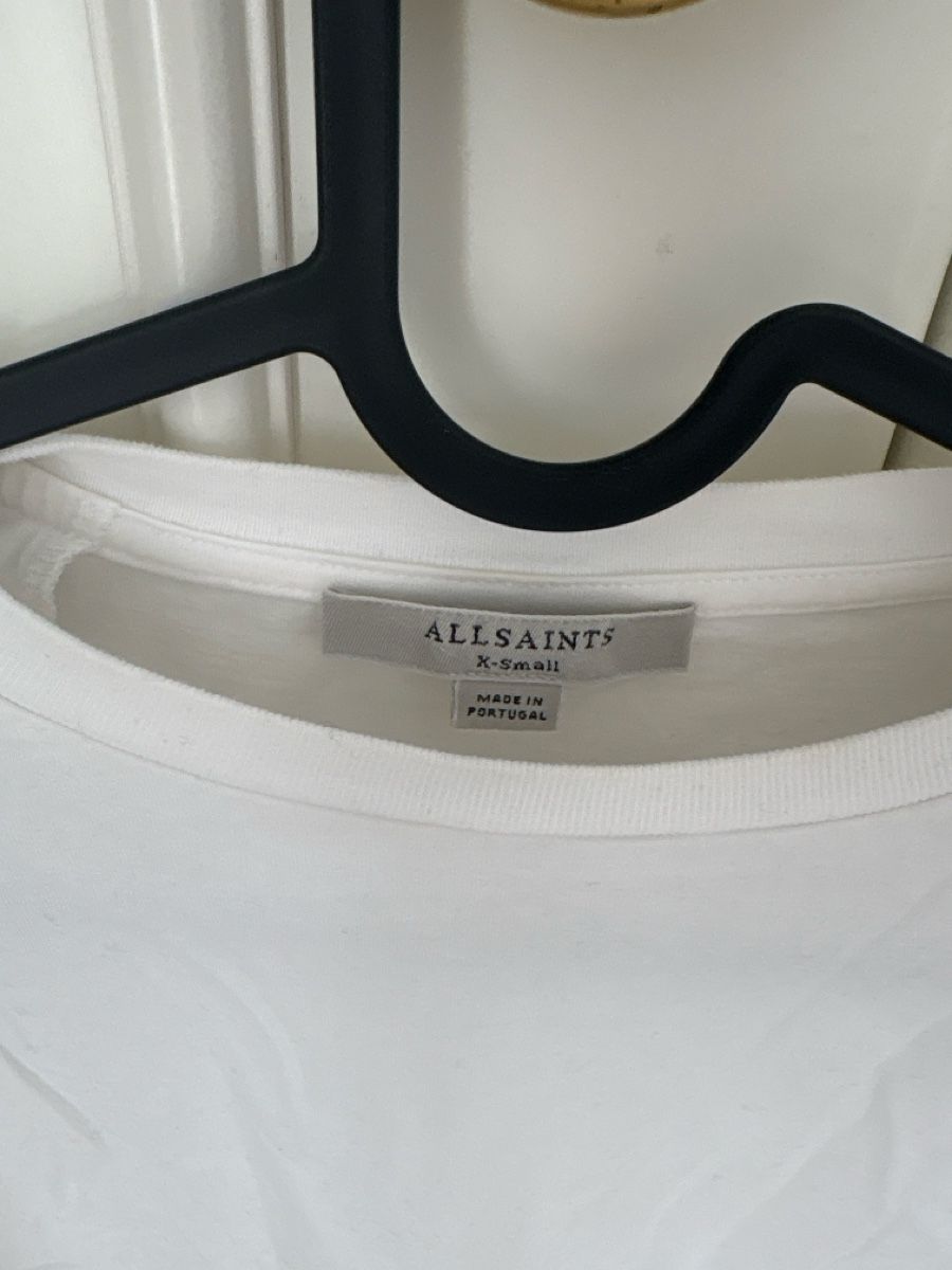 Allsaints Top: All Saints White Padded Shoulder Top XS – Usato da Zürich venduto da Asybb 1