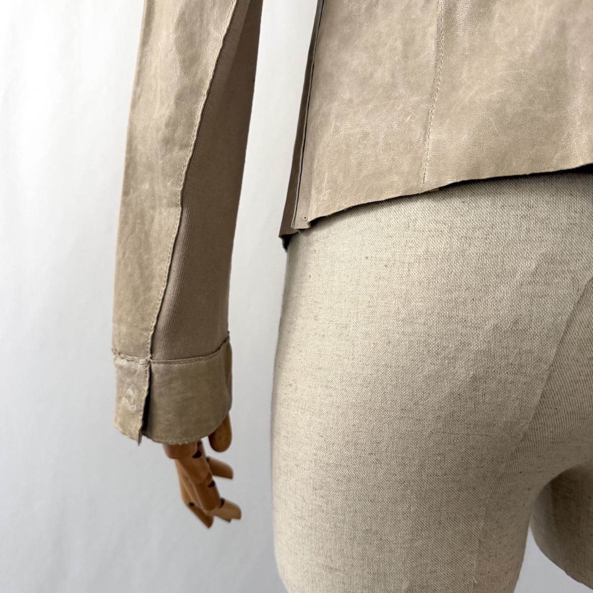 Giacche: TRANSIT PAR SUCH new beige leather jacket – Nuovo e nell'imballaggio originale da Emmen venduto da Nightingale_2022 6