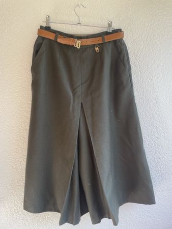 Bermuda Daks London vert pure laine taille 16
