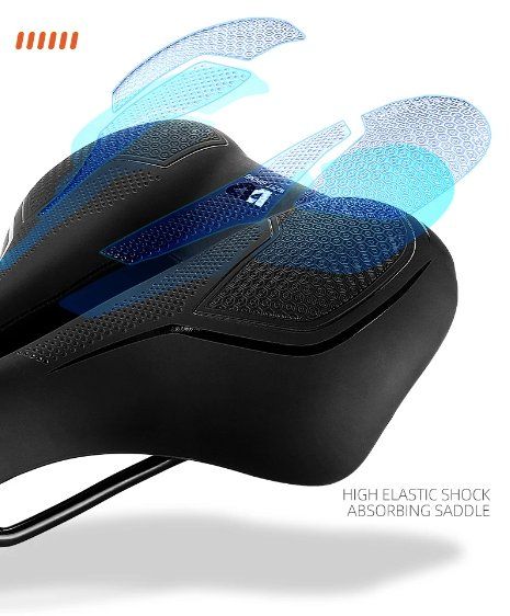 Pezzi di ricambio: Ergonomischer Oversize-Fahrradsattel – Nuovo e nell'imballaggio originale da Geneve venduto da Titi2008 4