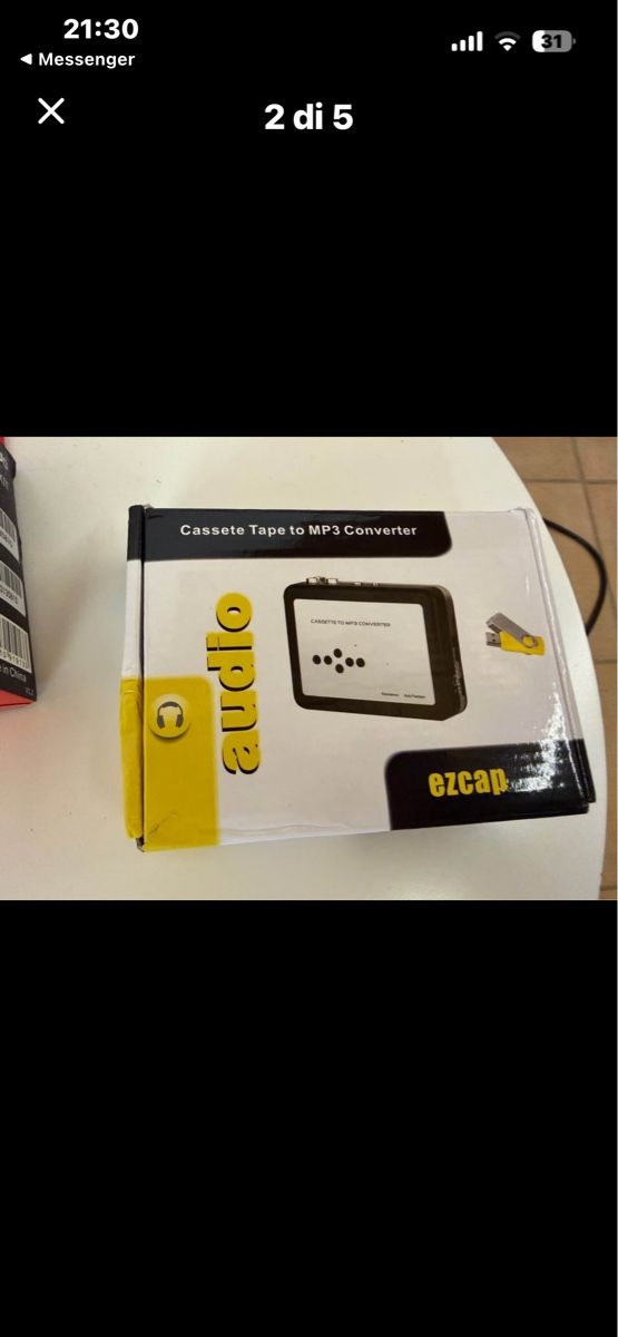 Konverter: Convertitore Cassette Tape MP3 ezcap – Gebraucht aus Chiasso von fairy81