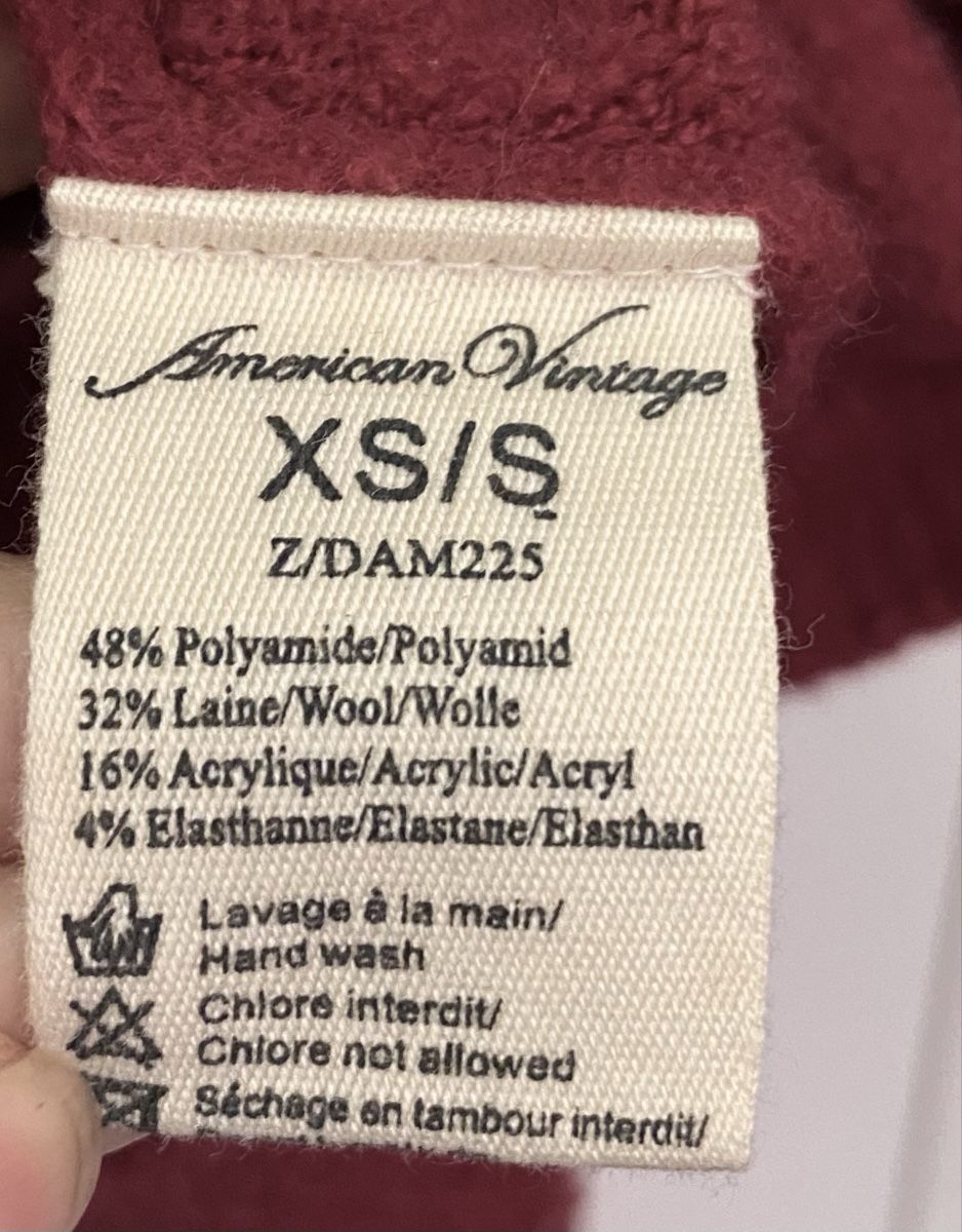 Maglioni & Felpe: American Vintage Pullover Bordeaux S – Nuovo (secondo la descrizione) da Büron venduto da Coerner 6