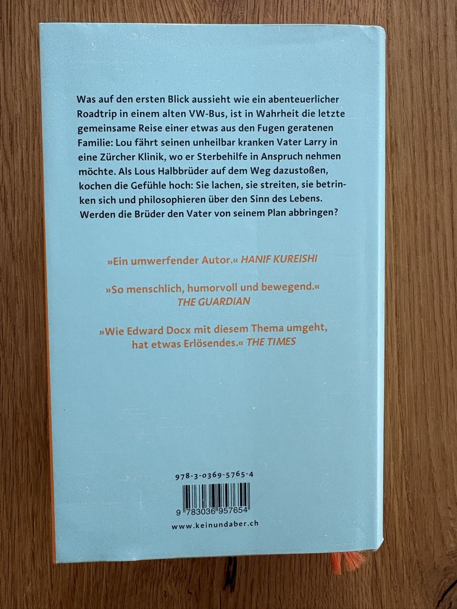 Bücher: Edward Docx Am Ende der Reise – Gebraucht aus Balterswil von stern4888 1