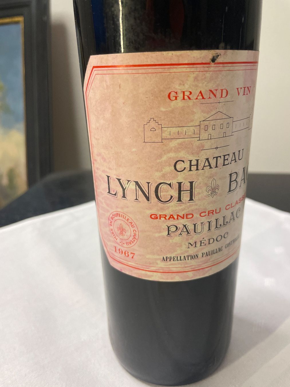 Lynch Bages Vino: Château Lynch Bages 1967 – Usato da Hölstein venduto da kolumbus1964 2