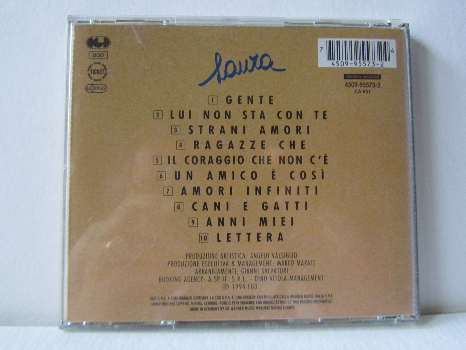 CD: Laura Pausini, CD, Laura – Usato da Weiningen ZH venduto da dietsch57 1