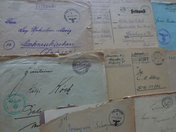 Tutti i francobolli: Lot ++ über 30 alte Belege Feldpost DR – Usato da Walkringen venduto da Casablanca777 3