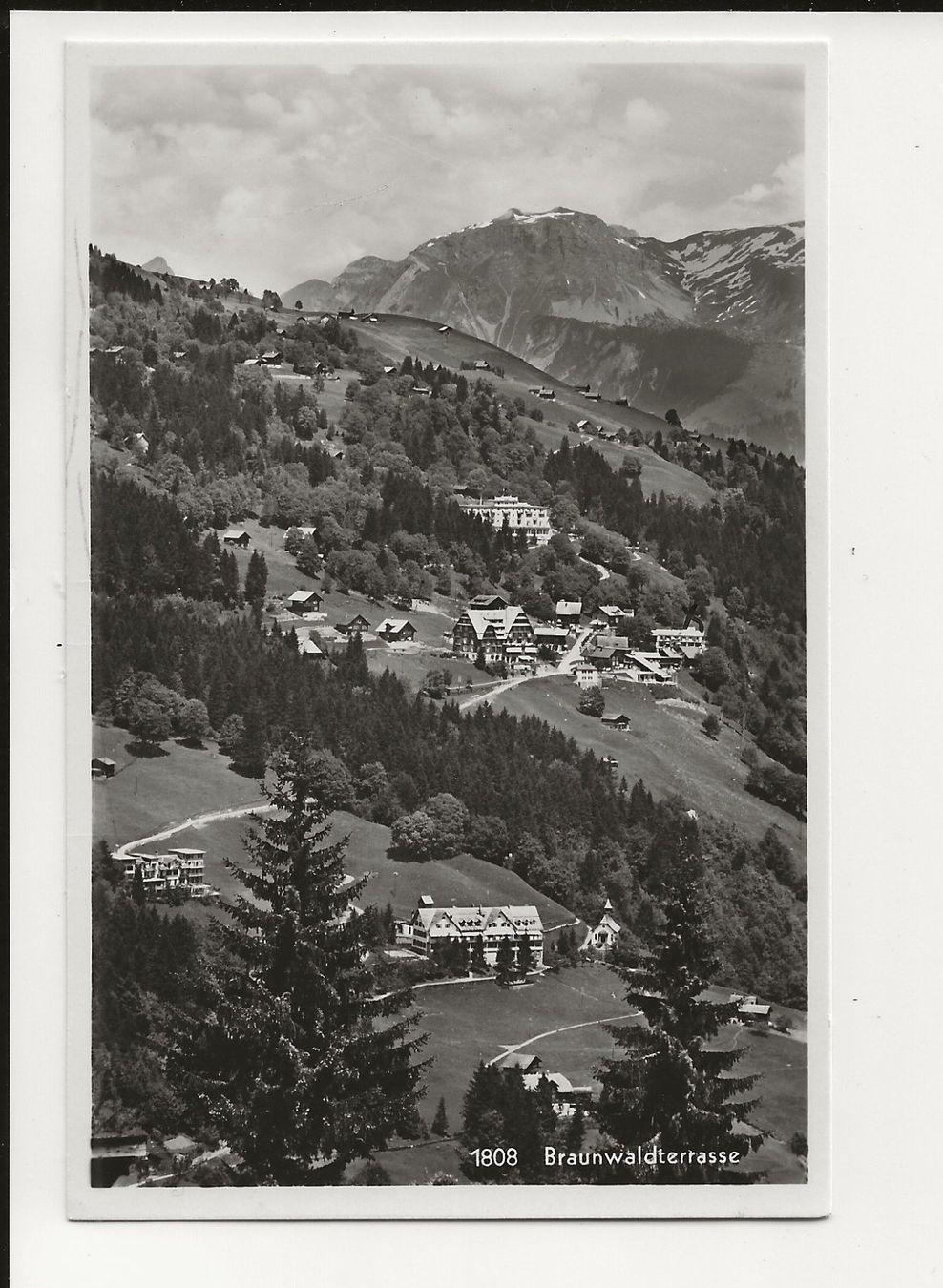 Cartoline postali: AK ca 1945 Braunwaldterrasse, Glarus – Usato da Greifensee venduto da 315WDO