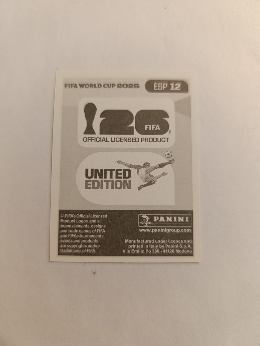 Panini Carte collezionabili: ESP 12, Panini WM Sticker – Nuovo (secondo la descrizione) da Kriens venduto da Annele97 1