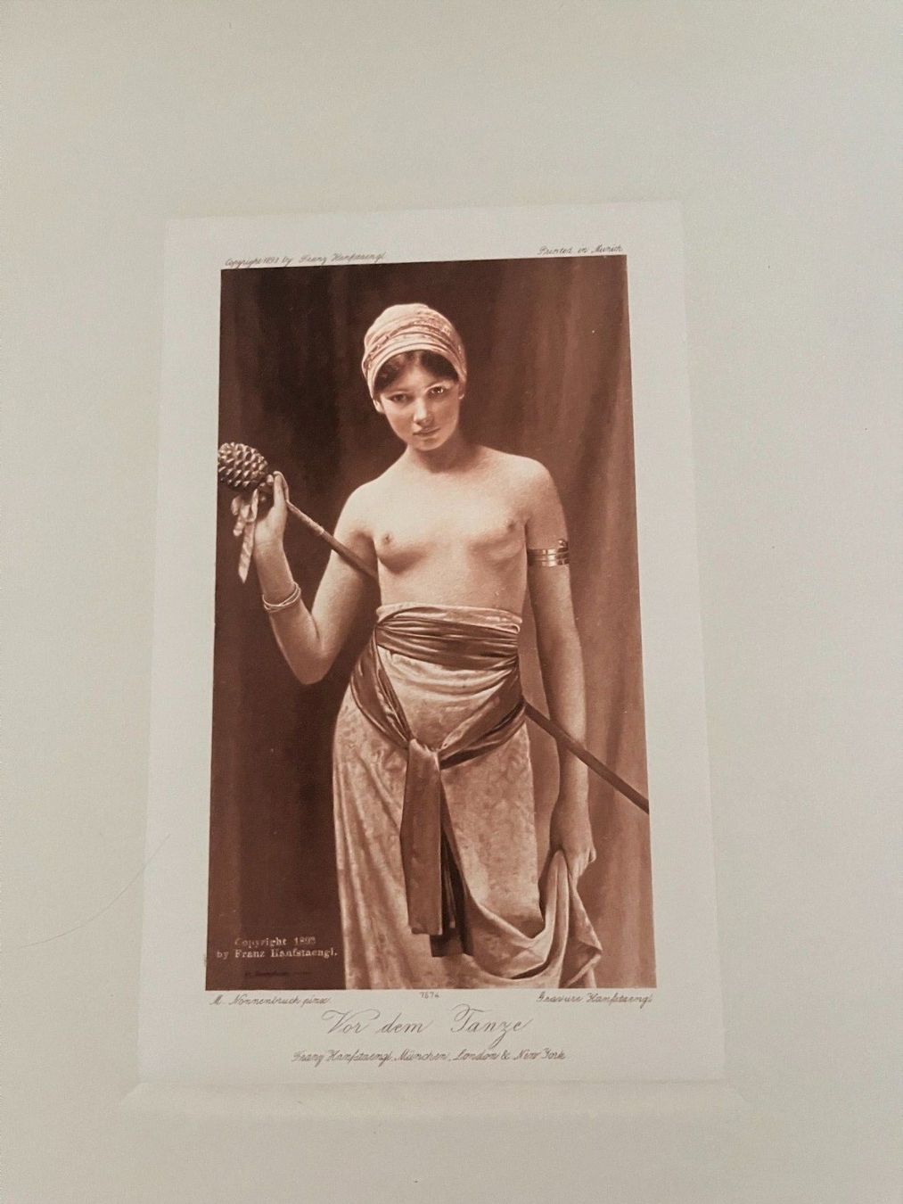 Arts picturaux & lithographies: Max Nonnenbruch, Vor dem Tanze, Lithographie – D'occasion à Luzern par Lampion 1