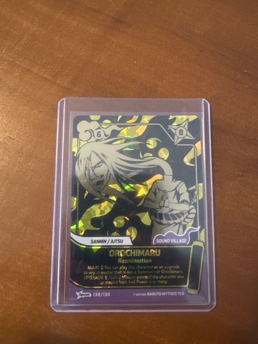 Carte collezionabili: Naruto Mythos First Edition secret – Nuovo (secondo la descrizione) da Villnachern venduto da eli_5dxq