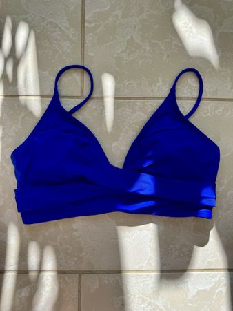 Bikini Oberteil blau Grösse S/M neu
