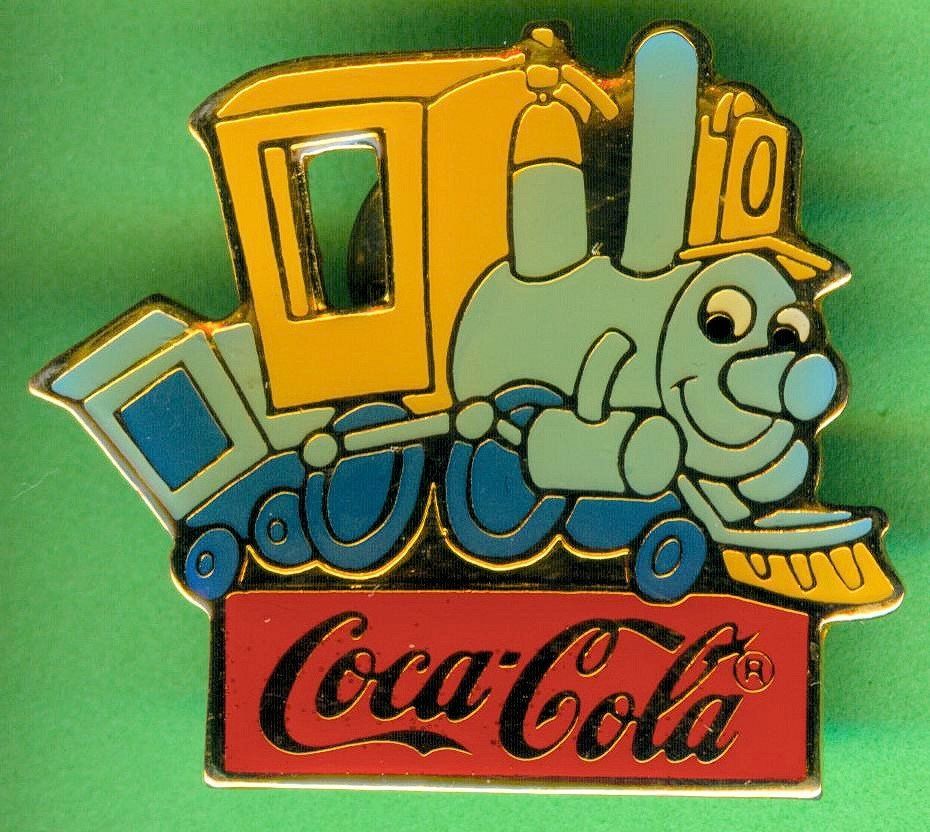 Disney Placchette & Badge: Disney   CASEY JR.   Coca Cola – Usato da Winterthur venduto da Sammleroase