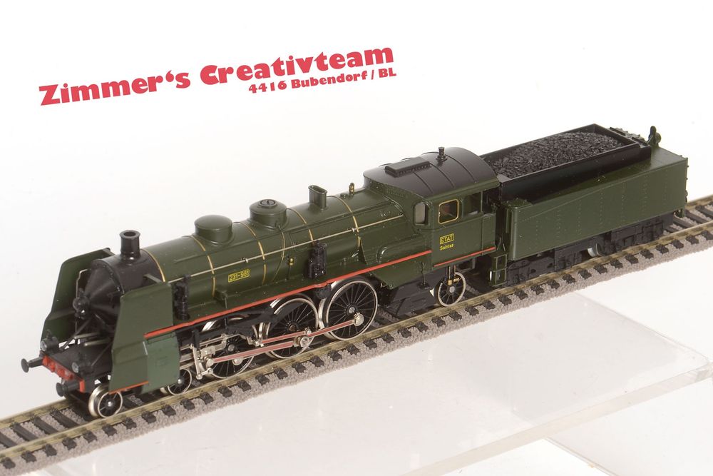 Locomotive Vapeur Märklin 3317 HO SNCF 231A - Digitale Avec Sons Et Lumières