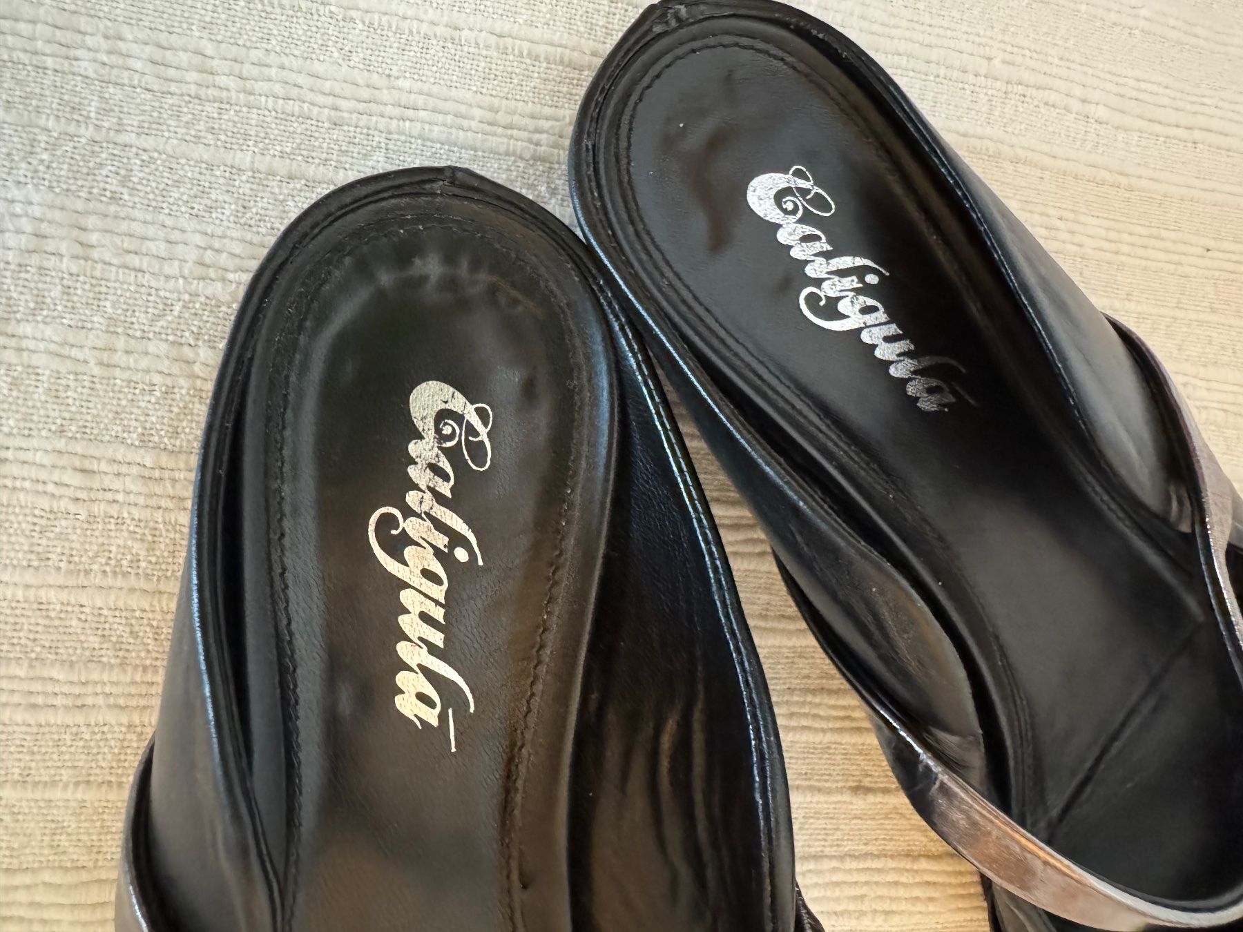 Scarpe da donna: Elegante Lederpantoletten von Caligula – Nuovo (secondo la descrizione) da Stäfa venduto da Mofi8712 7