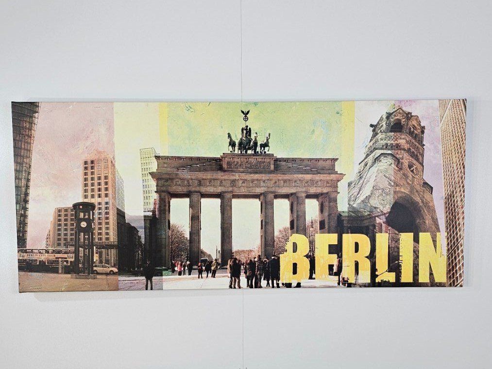 Foto & Immagini: XXL Wandbild Berlin Skyline Leinwand – Usato da Reinach BL venduto da factory-shops