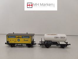 Liliput 250C + L224852 Baseler Güterwagen SBB DC H0 mit OVP