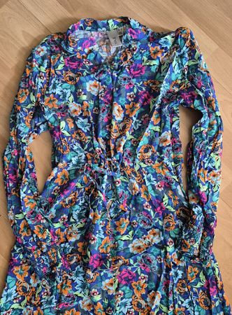 YAS Maxi Blumenkleid Sommer Gr. S