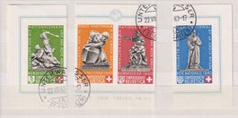 Y2) 1940 Pro Patria Satz B8-B11 aus Block, sehe Scan