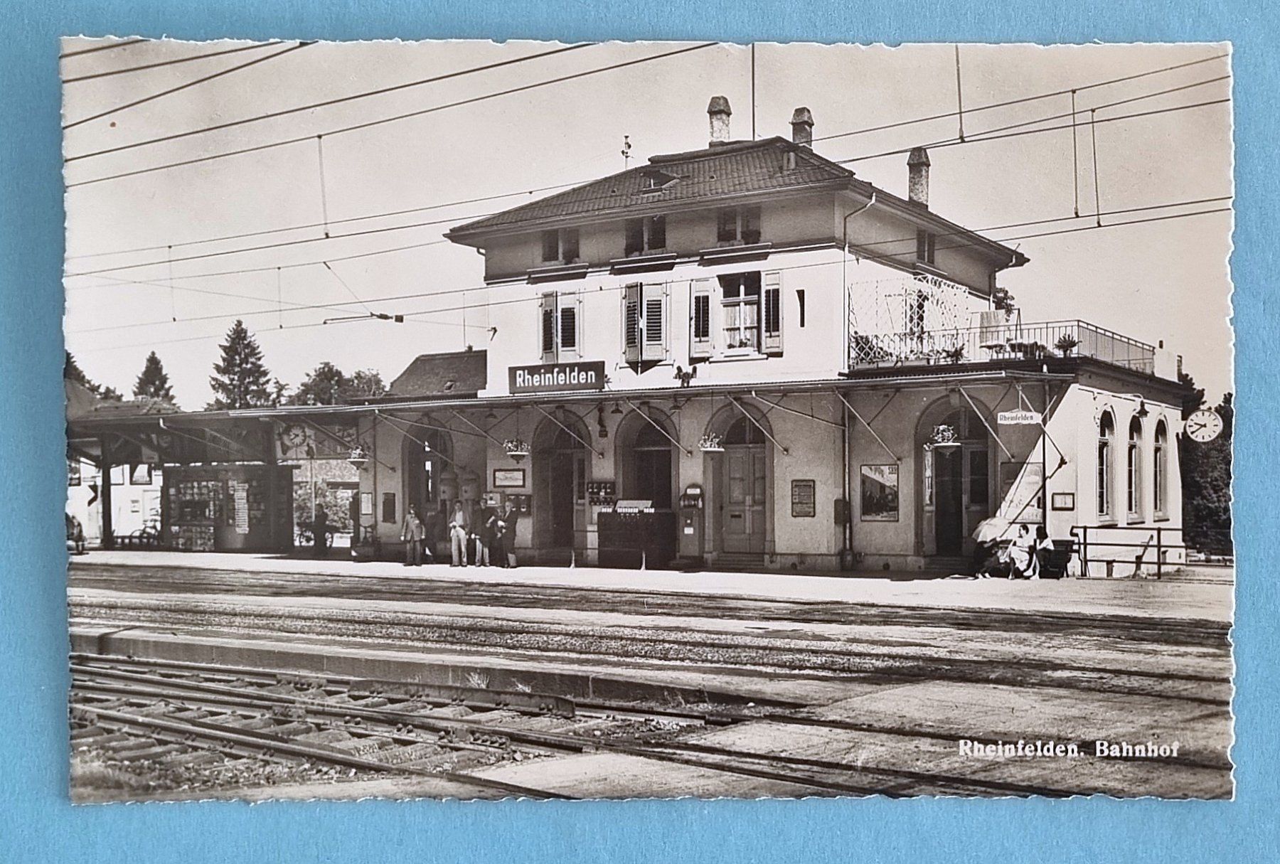 Ansichtskarten: Rheinfelden - Bahnhof - alte Ansichtskarte – Gebraucht aus Rothrist von RROENK