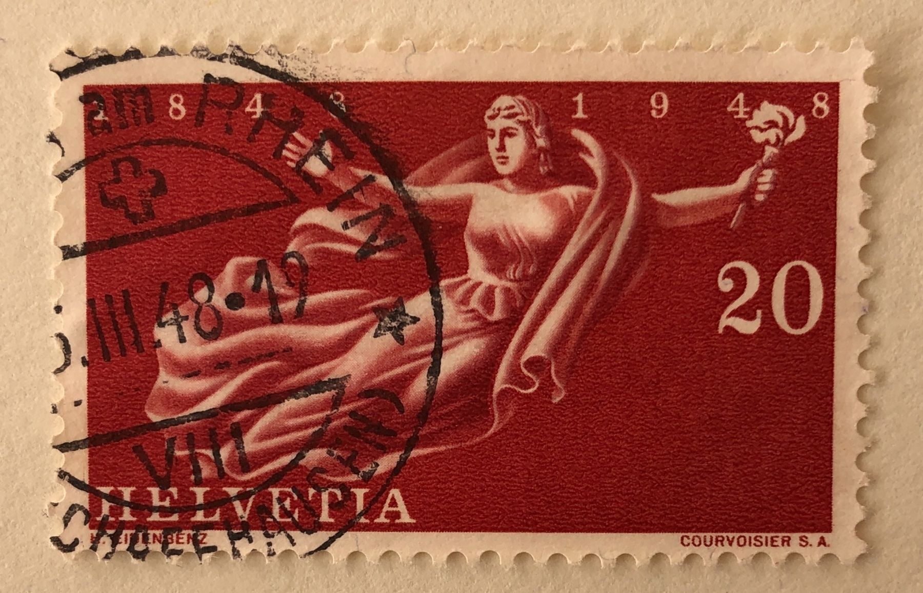Tutti i francobolli: Nr.283 Helvetia  Stempel    – Usato da Aarau venduto da Billa007