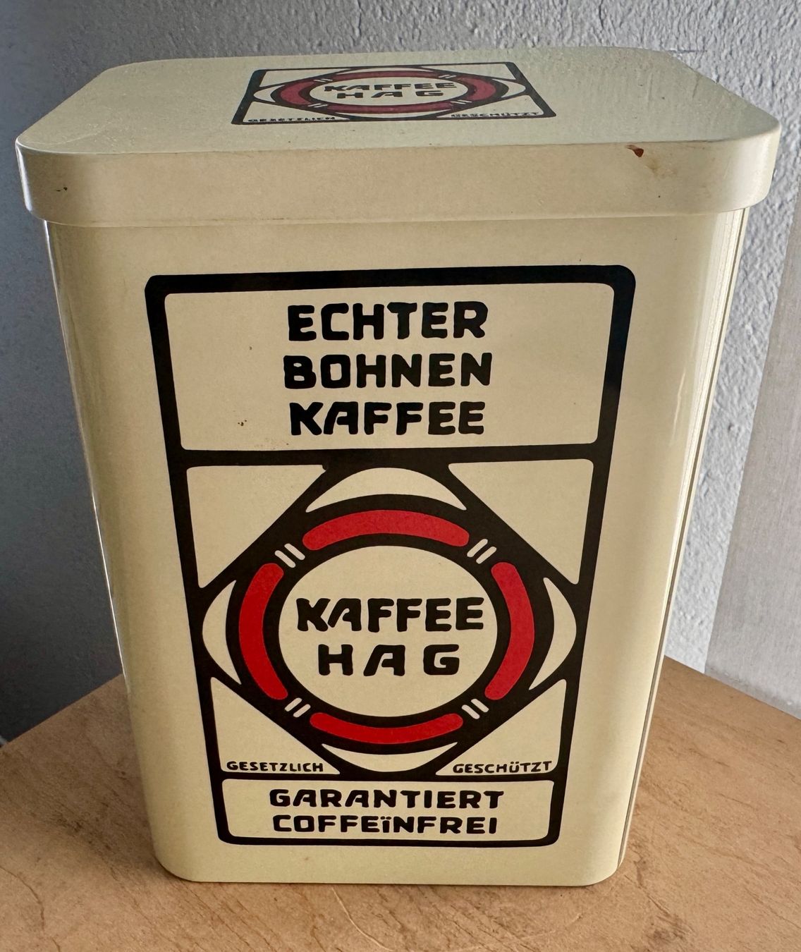 Barattoli: Nostalgie Blechdose HAG Kaffee Feldmeilen - Küchen Deko – Usato da Rothrist venduto da Luckywinner