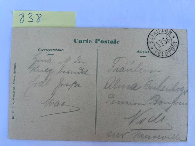 Ansichtskarten: alte Ansichtskarte Courfaivre mit Feldpoststempel – Gebraucht aus Niederwil AG von dahu75 1