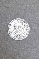 Silbermünze 1/2 Franken 1916