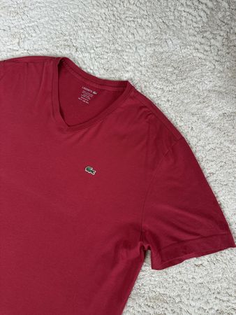 T-shirt Lacoste rouge - Taille 7/XXL
