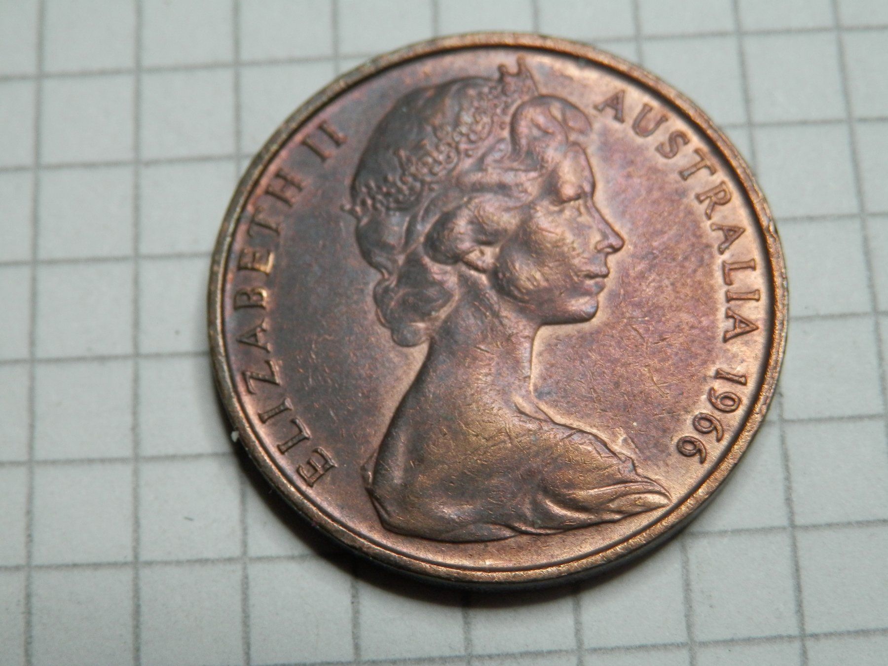 Tutti le monete: Australien 2 Cent, 1966 – Usato da Weiach venduto da weiach81