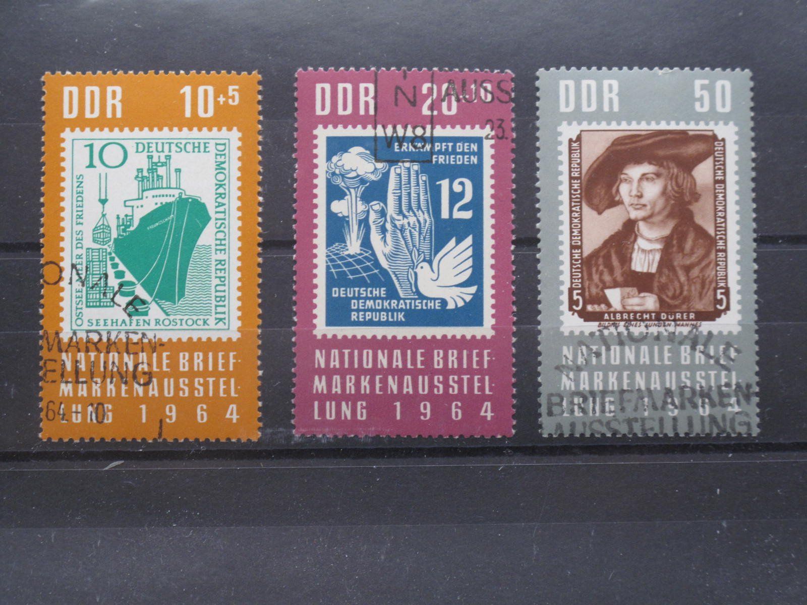 Tutti i francobolli: DDR 1964  Briefmarkenausstellung gest. – Usato da Wil SG venduto da fva01