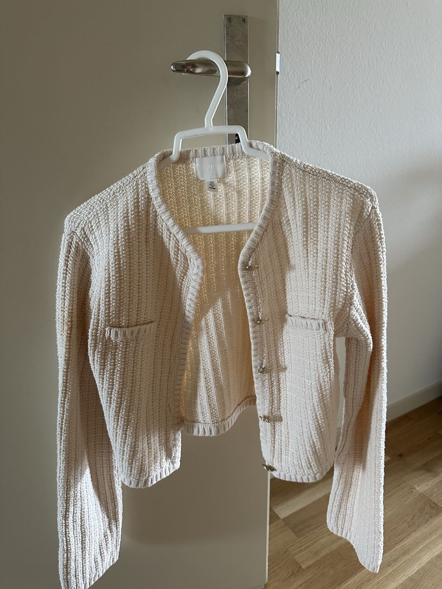 H&M Giacche: Strickjacke H&M Creme Grösse S  – Usato da Bern venduto da akl_sy9s