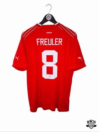 FREULER #8 Original Switzerland 2022-23 Home Trikot