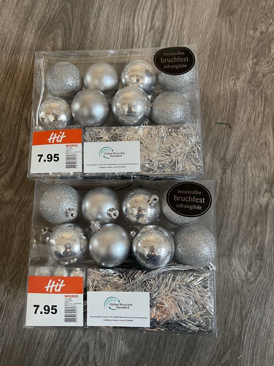 Tutte le decorazioni: Boules de Noël - neuf – Nuovo e nell'imballaggio originale da MARLY venduto da AISLEE
