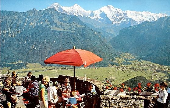 Ansichtskarten: INTERLAKEN Harder Kulm – Neu (gemäss Beschreibung) aus Jona von philajona