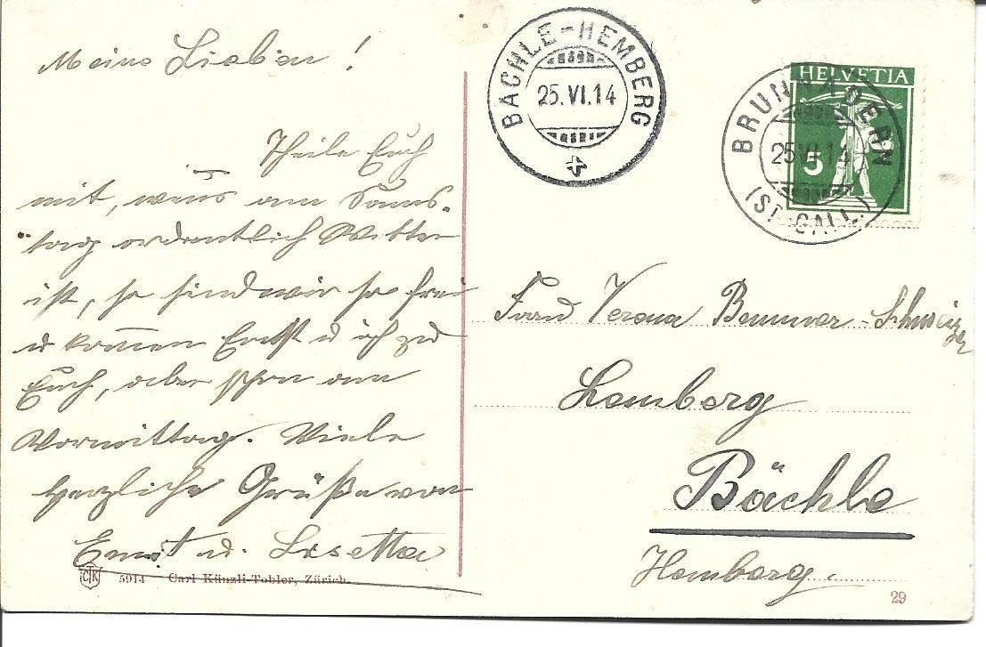 Cartoline postali: AK Bodensee-Toggenburgbahn – Usato da Appenzell venduto da mai25 1