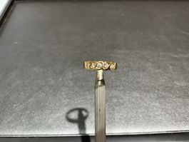 Damenring 18k Gold mit Diamant
