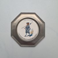 Zinn Wandteller PTT Museum 17. Jahrh. Läufer von Basel