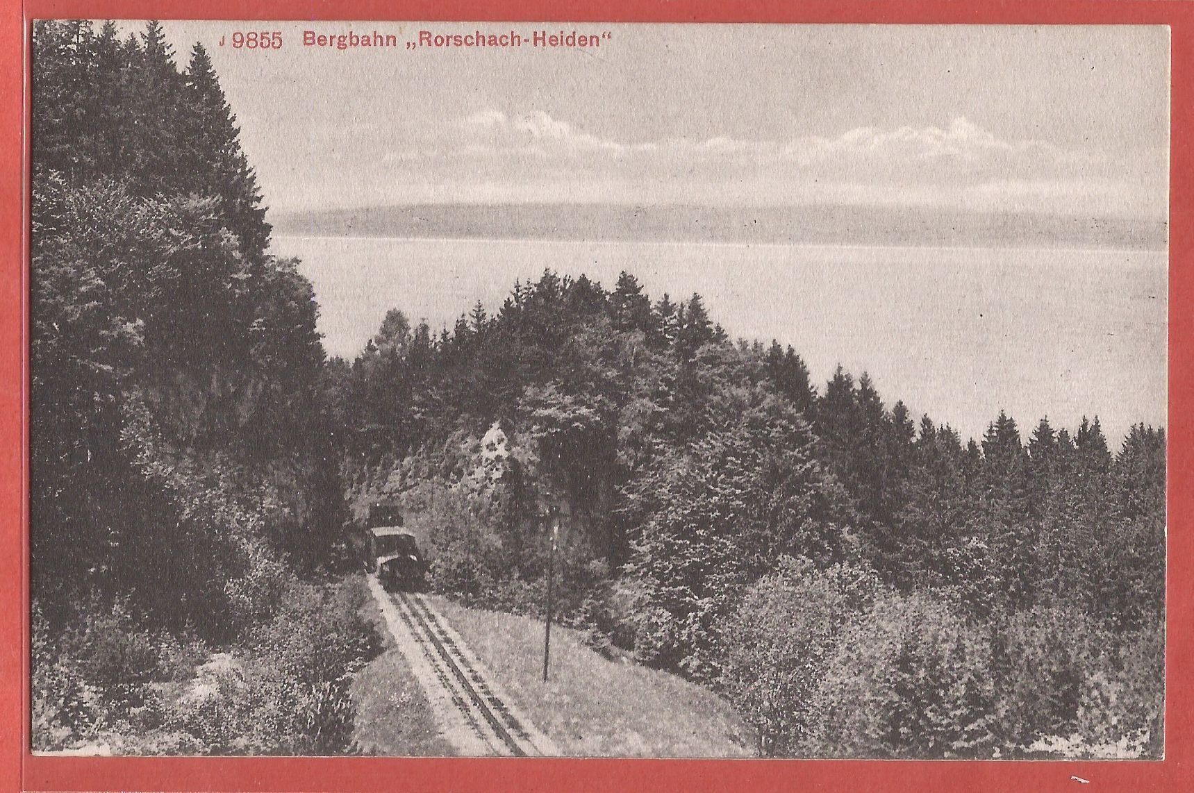 Ansichtskarten: Bergbahn Rorschach - Heiden - ca. 1915 – Gebraucht aus Fislisbach von Porano
