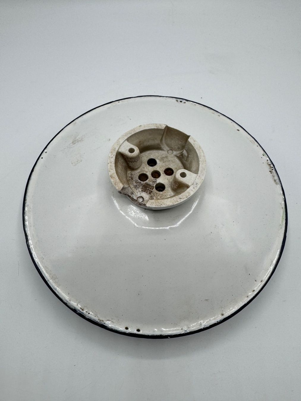 Lampade: Vintage Emaille Lampenschirm Lampe – Usato da Sachseln venduto da BONATI01