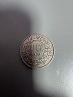 1 Franken 1936 Helvetia Münze guter Zustand