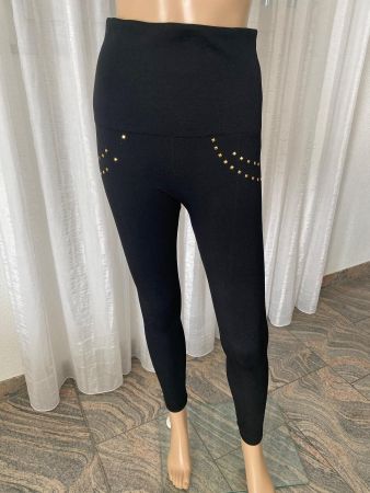 Perfekter Auftritt - einmalige Leggings mit Nieten, M