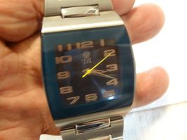 GANZE NEU TIQ HERREN GRÖÖSE UHR--QUARTZ UHR.LÄÜFT--37X43MM