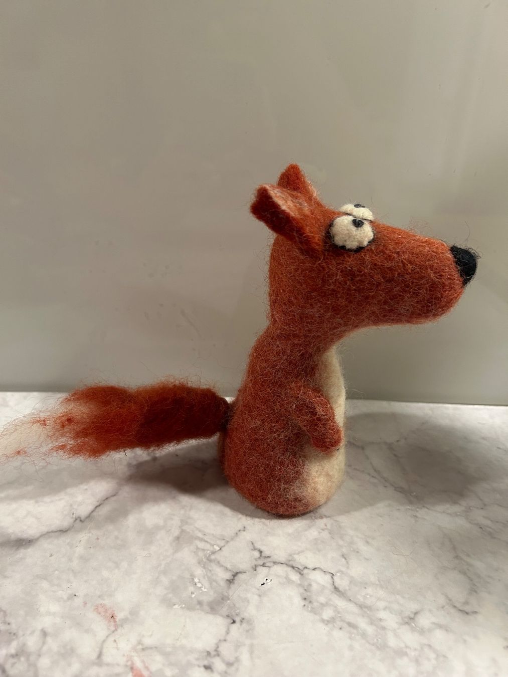 Statuette: Filztier Fuchs Filz Tier – Usato da Basel venduto da toy_t8bb 4