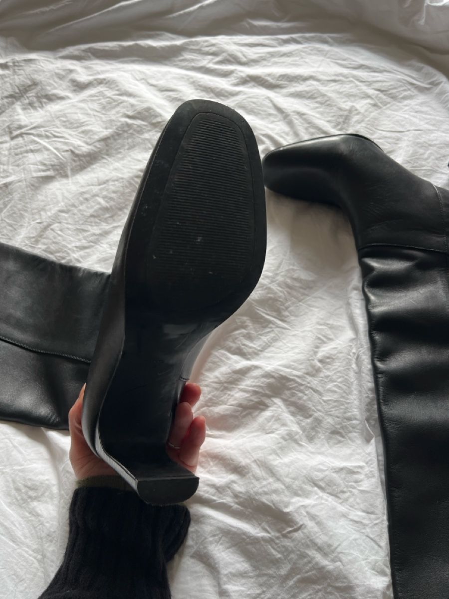 Mango Scarpe da donna: Lederstiefel Mango – Usato da Zürich venduto da pheoebephilo 1