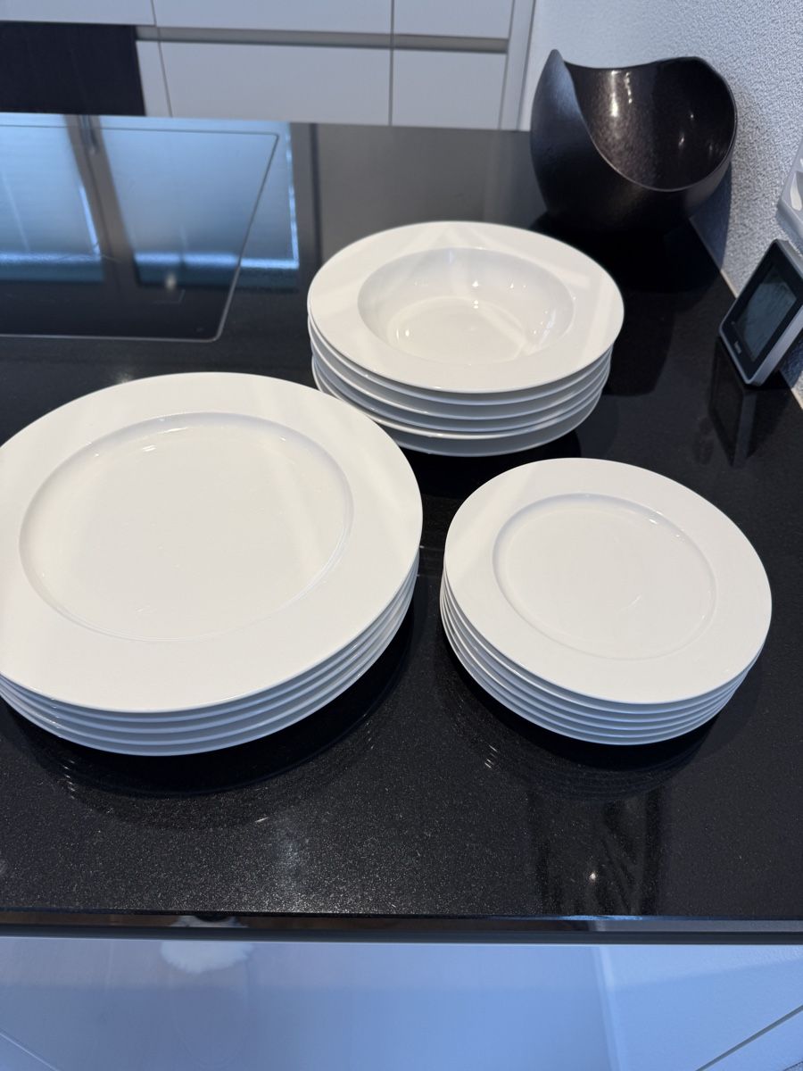 Geschirrsets: Williams white basics modules Teller Set – Gebraucht aus Oberneunforn von Nir2yh 2