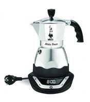 Bialetti Moka-Elektrischer Mokkamaschine mit Timer, 6 Tassen