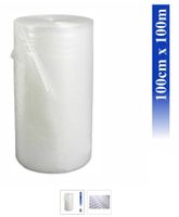 1x Rolle Luftpolsterfolie Breite 100cm x Länge 100m / 50my