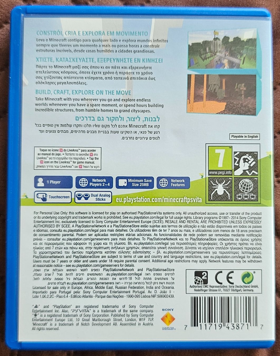 Sony Giochi: PS Vita - Minecraft – Usato da La Garde venduto da The_Hammer76 1
