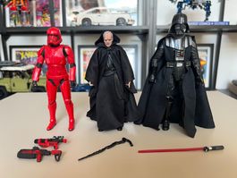 STAR WARS Figuren (Darth Vader, Sith Trooper, Palpatine)