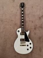 E-Gitarre "Burny" weiss mit Gigbag, 2011